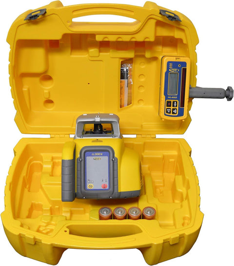 Spectra Precision LL300N Self-Leveling Laser Level Kit HL450 Receiver Clamp