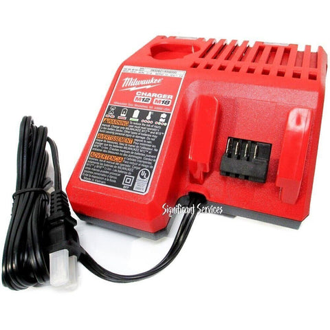 Milwaukee 48-59-1812 12V 18V Multi-Voltage M12 M18 Li-Ion Battery Charger