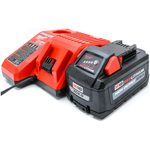 Milwaukee 48-11-1865 M18 M12 REDLITHIUM HIGH OUTPUT XC 6.0 Battery Pack Charger