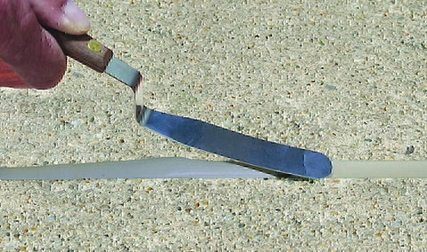 Albion Engineering 1258-G01 7-Piece Classic Offset Caulk Tooling Spatula Set