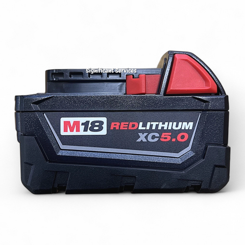 New Milwaukee 48-11-1850 M18 Red Lithium XC 5.0 Ah Lithium Ion Battery Genuine