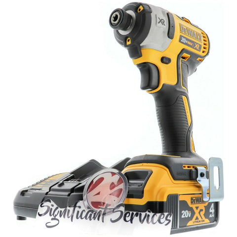 DeWALT DCF887 20V Max Li-Ion 3 Speed XR 4.0 Ah Brushless 1/4" Impact Driver Kit