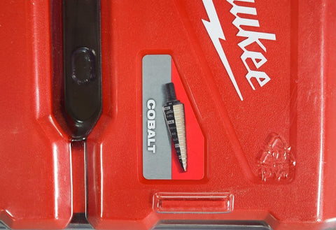 Milwaukee 48-89-9291 3 Piece Cobalt Step Drill Bit Kit Set ( #1 #4 #9) 3 Pcs