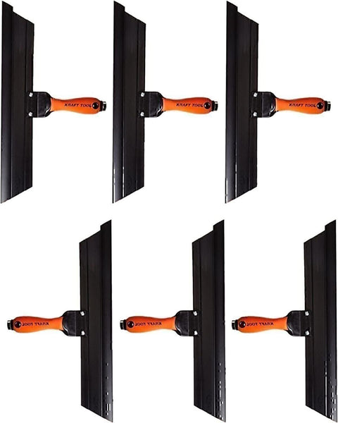 Kraft Tool Co. GG244 18 in. Squeegee Trowel, 6-Pack