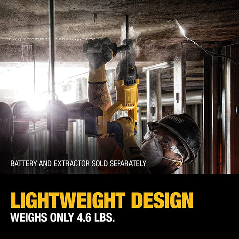 DEWALT DCH133B 20V MAX SDS Plus 1 Inch Cordless Rotary Hammer D-Handle Tool Only