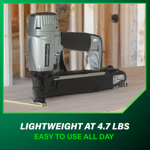 Metabo HPT N5024A2 Stapler Pneumatic Nailers Lathing 16 Gauge 1" Width 2" Length