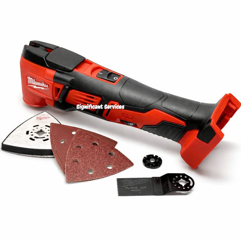 Milwaukee 2626-20 M18 18V Multi-Tool 18,000 OPM w/ Blades Sanding Pad Bare Tool