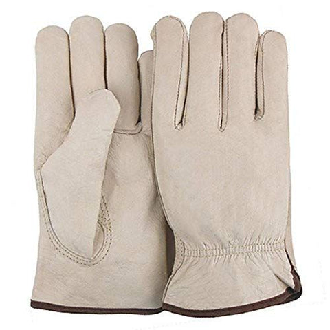 (12 Pair) Majestic COWSKIN DRIVERS GLOVES WITH KEYSTONE THUMB (2510B)