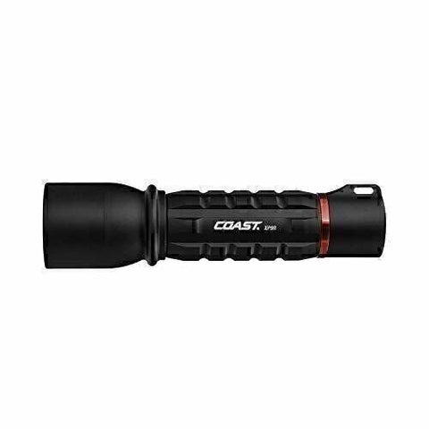 Coast XP9R 1000 Lumen USB-C Rechargeable LED Flashlight Dual Power Pure Beam