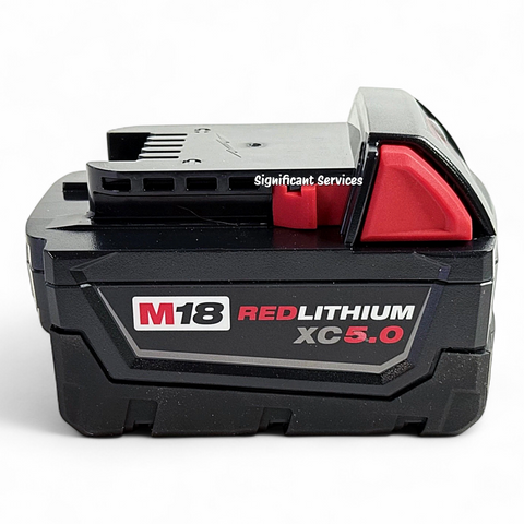 New Milwaukee 48-11-1850 M18 Red Lithium XC 5.0 Ah Lithium Ion Battery Genuine