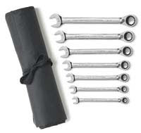 Gearwrench - 7 Pc. Reversible Combination Ratcheting Wrench Sets 7Pc Reversible