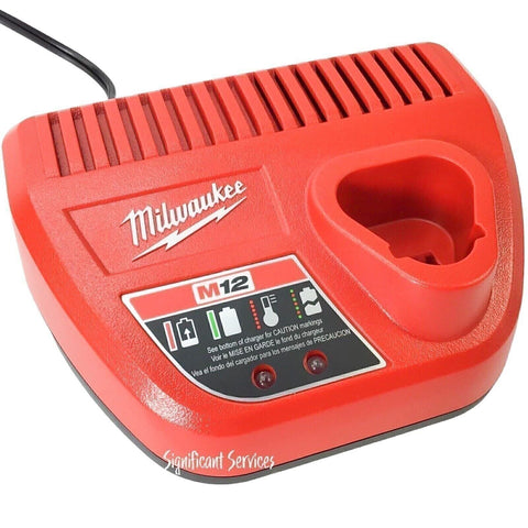 New Milwaukee 48-59-2401 M12 Lithium Ion 12 Volt Battery Charger Genuine OEM
