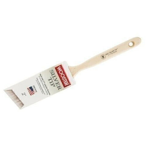 WOOSTER BRUSH 5221-1 1/2 SILVER TIP POLY ANGLE SASH BRUSH