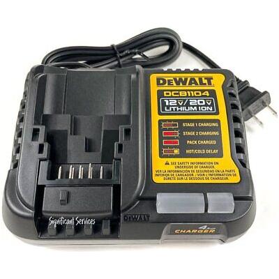 DEWALT DCB1104 20V Volt MAX Li-Ion Fast Battery Charger Replaces DCB115 DCB112