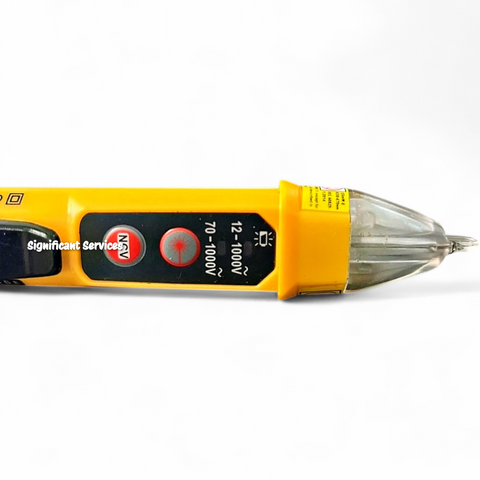 Klein Tools NCVT-5A Voltage Tester, Non-Contact Dual Range Voltage Tester Pen with Integrated Laser Pointer and Visual and Audible Alerts