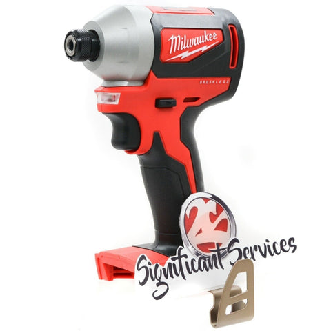 Milwaukee 2850-20 M18 18V Li-Ion 2.0 Ah Brushless 1/4" Hex Impact Driver Drill