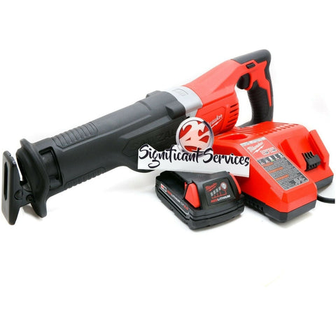 Milwaukee 2621-20 M18 SAWZALL Lithium Ion Reciprocating Saw 2.0 Ah Battery Kit