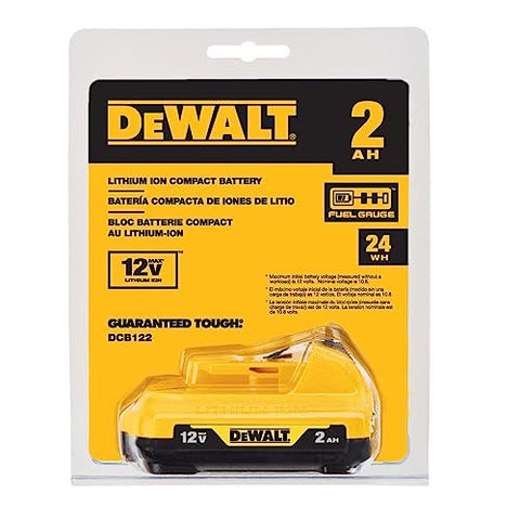 DEWALT DCB122 12V MAX* 2AH LITHIUM ION BATTERY