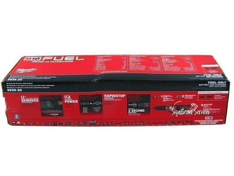 Milwaukee 2939-20 M18 18V FUEL Cordless 1/4" Braking Die Grinder Slide Switch