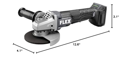 FLEX 24V Brushless Cordless 5-Inch 10,000 RPM Variable Speed Paddle Switch Angle Grinder Tool Only, Battery and Charger Not Included - FX3171A-Z