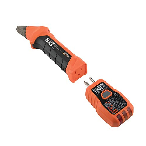 Klein Tools ET310KIT AC Circuit Breaker Finder Kit, Electric Tester, GFCI Tester, Leads, Adapters and Case