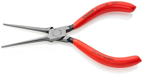 KNIPEX 3111160 Needle Nose Pliers 6.25in Long Flat Jaw Precision Grip Tool