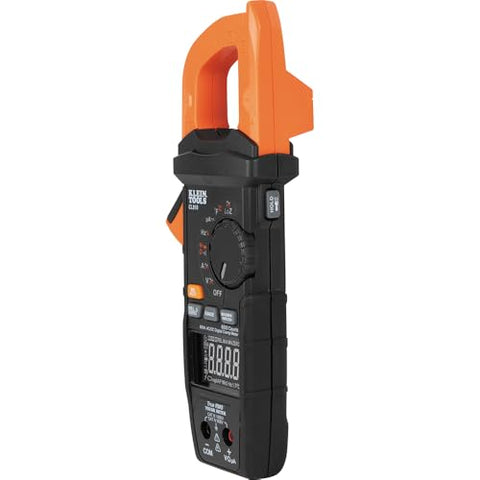 Klein Tools CL810 Pro Digital Clamp Meter, 600A AC/DC Auto-Ranging, True RMS, NCVT, Measures Current, LOZ,Temperature, with Flashlight and Illuminated Dial