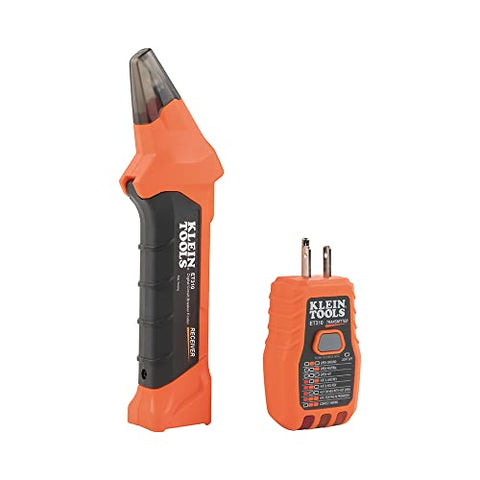 Klein Tools ET310KIT AC Circuit Breaker Finder Kit, Electric Tester, GFCI Tester, Leads, Adapters and Case