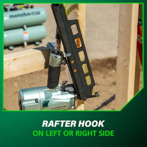 Metabo HPT NR83A5(S) 21 Degree 3-1/4" Pro Pneumatic Rear Load Framing Nailer