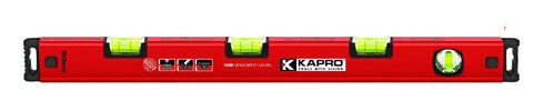 Kapro 105 Topgrade 24" Box Level Slope Vials Precision Measured Milled Aluminum