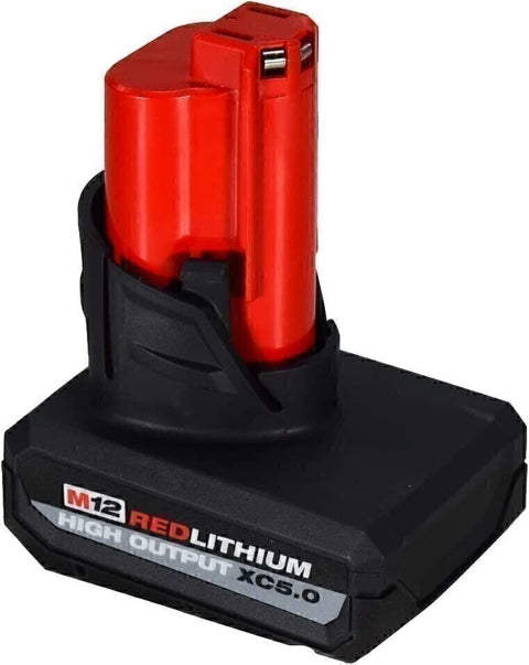Milwaukee 48-11-2450 12V Lithium-Ion High Output 5Ah Battery 2 Pack