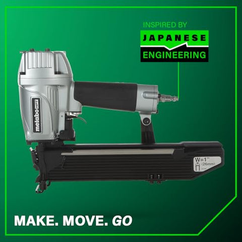 Metabo HPT N5024A2 Stapler Pneumatic Nailers Lathing 16 Gauge 1" Width 2" Length