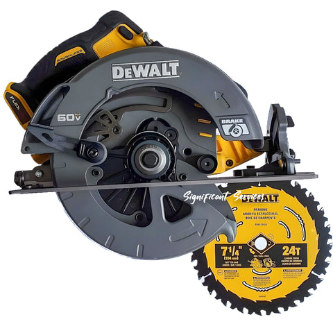 DEWALT DCS578B FLEXVOLT 60V MAX* Circular Saw with Brake 7-1/4-Inch Tool Only