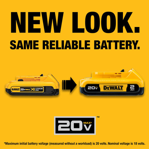 DeWALT DCD791 20V MAX XR Li-Ion 2.0 Ah Brushless Cordless 1/2" Drill Driver Kit