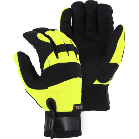 Majestic Alycore A4B37Y Cut-Resistant Mechanics Gloves, 1 Pair, Large