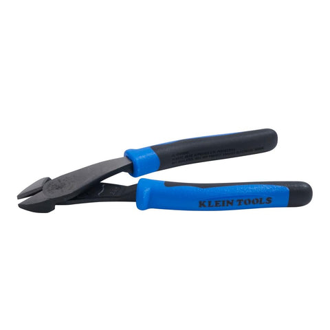Klein Tools J2000-48 Pliers, Made in USA, Diagonal Cutting Pliers with Angled Head, Heavy-Duty to Cut ACSR, Screws, Nails, and most Hardened Wire, 8-Inch