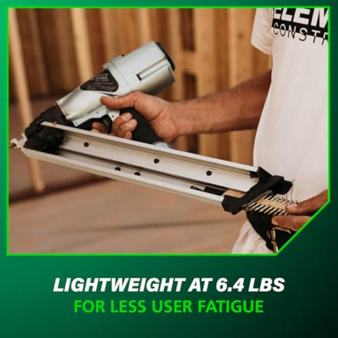 Metabo NR65AK2 HPT Strap-Tite Strip Nailer Pro Pneumatic Power Nailer 1.5 2.5"