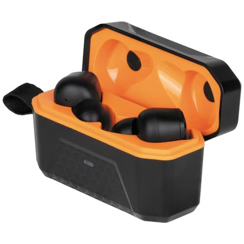 Klein Tools AESEB1S SMART SENSE True Wireless Safety Earbuds with Bluetooth and Situational Awareness, 26dB Hearing Protection, 30-Hr Runtime