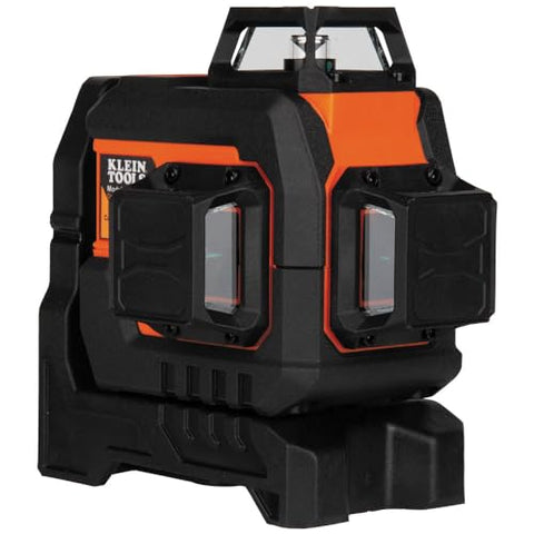 Klein Tools 93CPLG Compact Self-Leveling Laser Level, Bright Green Cross Line 360-Degree Laser Planes, Rechargeable, Magnetic Mount