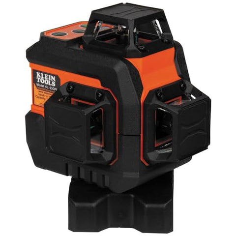 Klein Tools 93CPLG Compact Self-Leveling Laser Level, Bright Green Cross Line 360-Degree Laser Planes, Rechargeable, Magnetic Mount