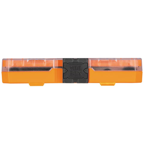 Klein Tools 65242 KNECT Impact Socket Set, Ratcheting Screwdriver Set, 1/4-Inch Drive, SAE and Metric Flip Sockets, 16 Hex Sizes, Adapters, MODbox Case