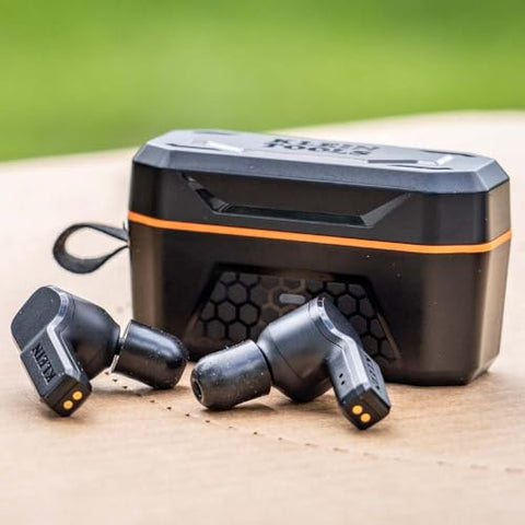 Klein Tools AESEB1S SMART SENSE True Wireless Safety Earbuds with Bluetooth and Situational Awareness, 26dB Hearing Protection, 30-Hr Runtime