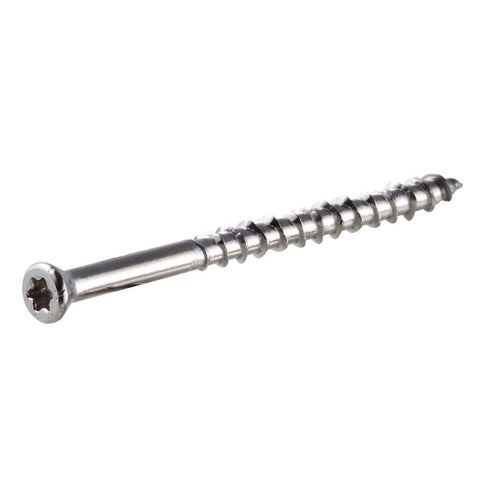 7 x 1 1/4 Simpson Trim Head Deck-Drive DWP Wood Screw 305 Stainless Steel (T15) - Box (1 lb- 264)