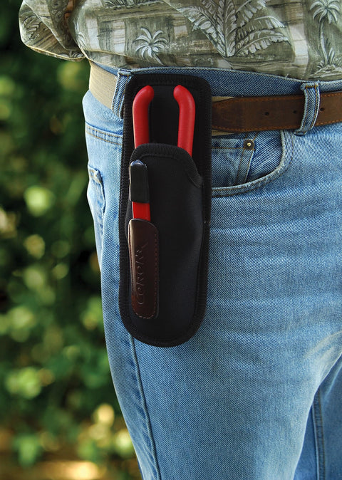 Corona SP 6250 Aluminum Bypass Pruner Kit Pouch Sharpener Bundle