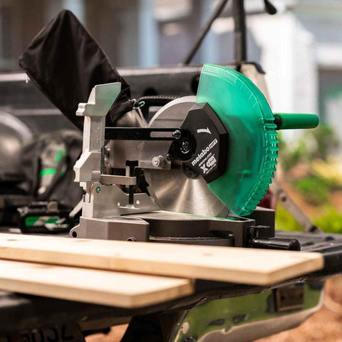 Metabo HPT C1810DFAQ4 18V MultiVolt Li-Ion Cordless 10" Single Bevel Miter Saw