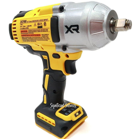 DeWALT DCF900 20V Max Brushless XR 1/2" High Torque Impact Wrench Hog Ring Anvil