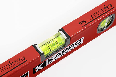 Kapro 105 Topgrade 24" Box Level Slope Vials Precision Measured Milled Aluminum