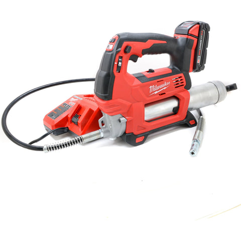Milwaukee 2646-20 M18 18V 18 Volt Cordless 2 Speed Grease Gun 2.0 Ah Kit