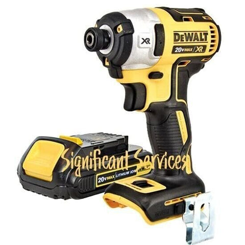 New DeWALT DCF887 20V MAX Li-Ion 3 Speed XR Brushless 1/4" Impact Driver Battery