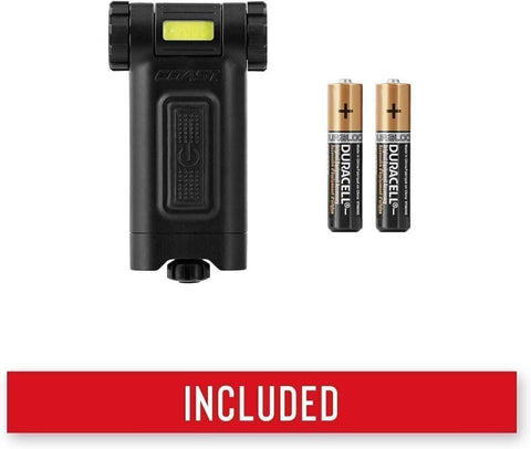 Coast HX3 80 Lumen Magnetic Dual Color UV Hat Clip Light IP54 Battery Powered